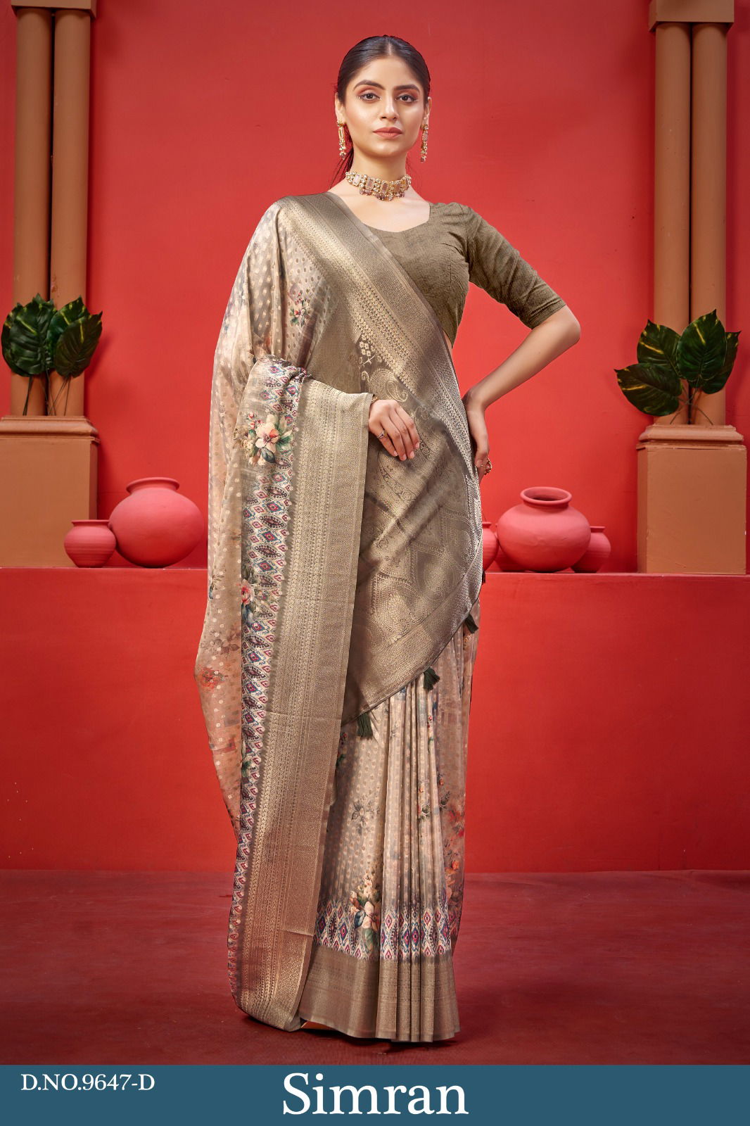 Simran By Src Georgette Digital Printed Sarees Wholesalers In Delhi